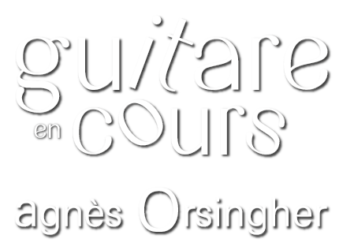 Guitare en cours